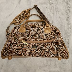 DIANE VON FURSTENBERG TRAVEL BAG WITH LOCK AND 2 KEYS 🔑